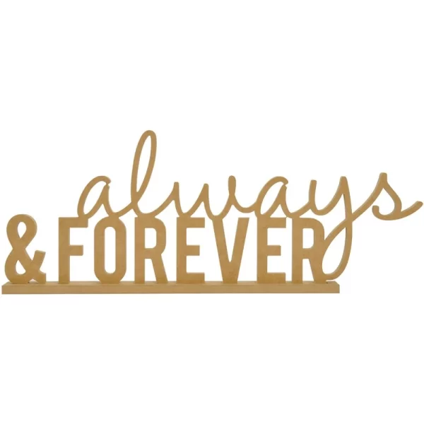 Kaisercraft Beyond The Page MDF Standing Words – Always & Forever, 23.25″X9″X1.5″ 1