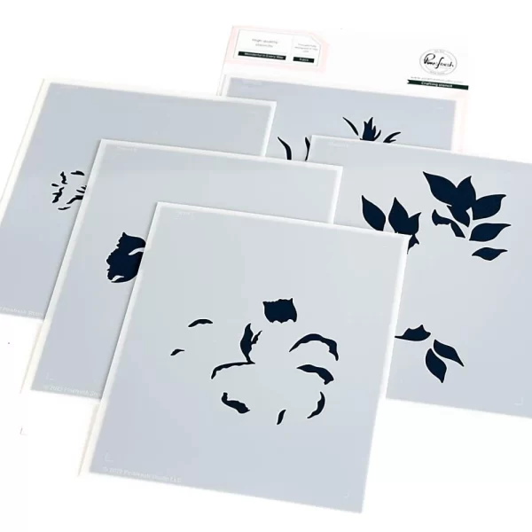 Pinkfresh Studio Stencils – Wonderful In Every Way Layering 1