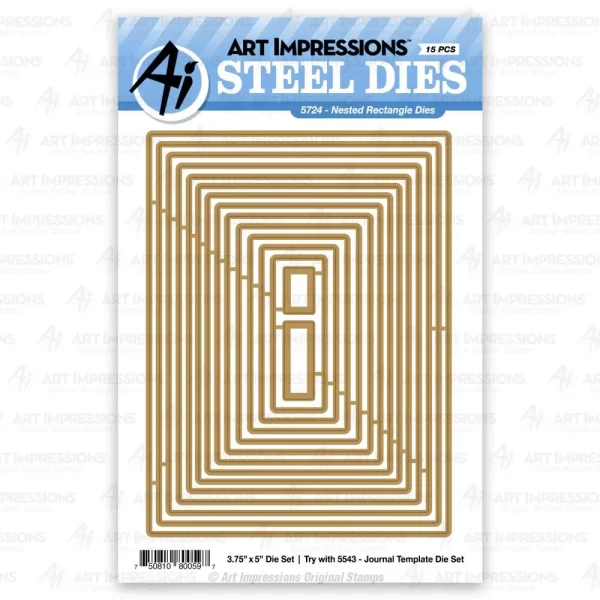 Art Impressions Dies – Nested Rectangle 1