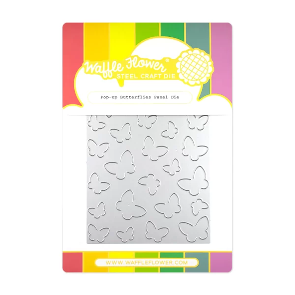 Waffle Flowers Waffle Flower – Pop-up Butterflies Panel Die 1