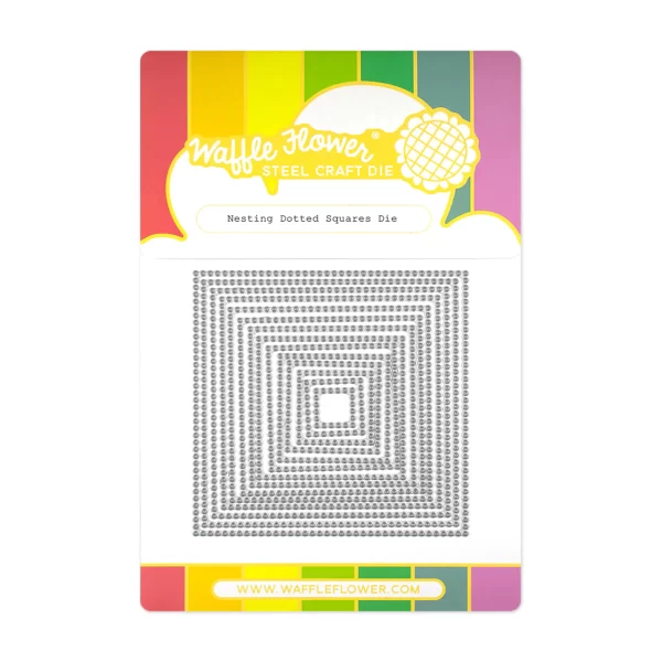 Waffle Flowers Waffle Flower – Nesting Dotted Squares Die 1