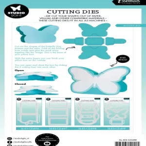 Studiolight Studio Light Cutting Dies – Butterfly Box Essentials Nr.499 6