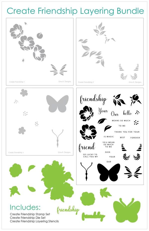 Gina K. Designs Gina K Designs – BUNDLE- Create Friendship 1