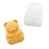 Silicone Mold 9,2cm X 9,5cm X 10,4cm – Cute Bear 5