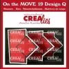 Crealies On The MOVE Design Q Diagonale Quadrate 5