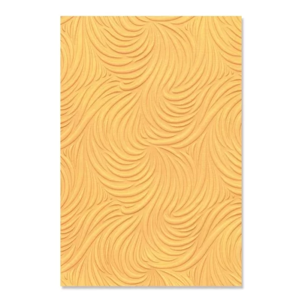 Sizzix • 3-D Textured Impressions Embossing Folder Flowing Waves 1