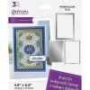 Crafters Companion Gemini – Deep Border Moroccan Tile Create-a-Card Dies 5