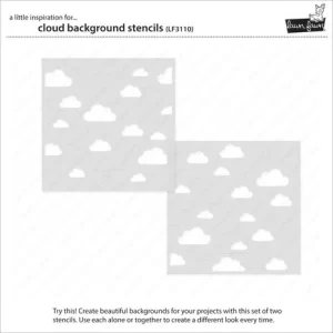 Lawn Fawn – Cloud Background Stencils (2pcs) 6