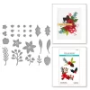 Spellbinders – Make It Merry Florals Etched Dies 5