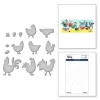 Spellbinders Spring Chicken Etched Dies 10