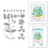 Spellbinders – Stylish Oval Hello You Floral Etched Dies 8