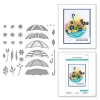 Spellbinders – Umbrella Bloom Etched Dies 7