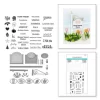 Spellbinders – Welcome Sign & Sentiments Clear Stamp & Die Set 7