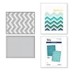 Spellbinders – Zig Zag Chevron Etched Dies 7